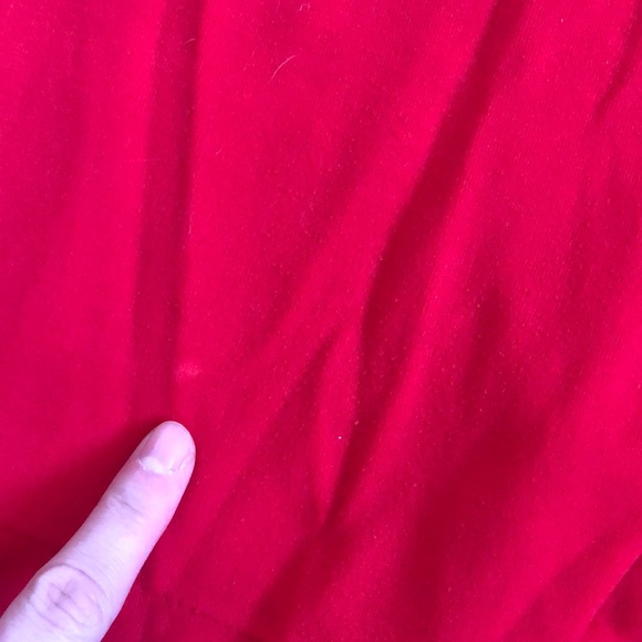 VINTAGE - Stretch Pin Up Shorts - Cherry Red - Picture 4 of 4